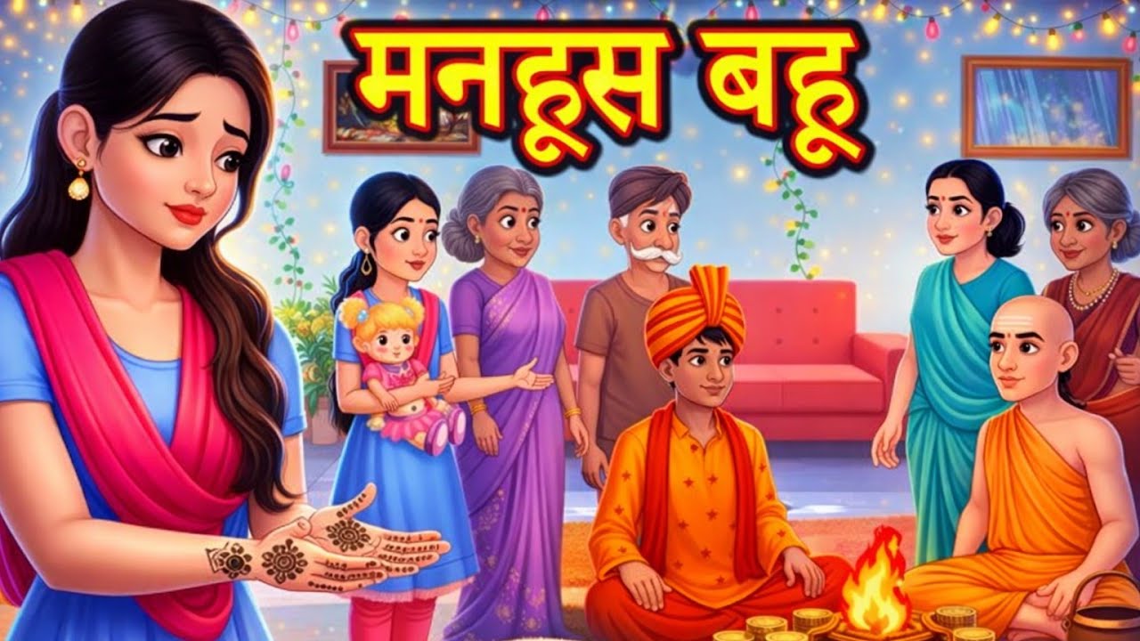 मनहूस बहू की सच्चाई | सास-बहू की मजेदार हिंदी कहानी |Hindi Moral Story | Hindi cartoon | #video 