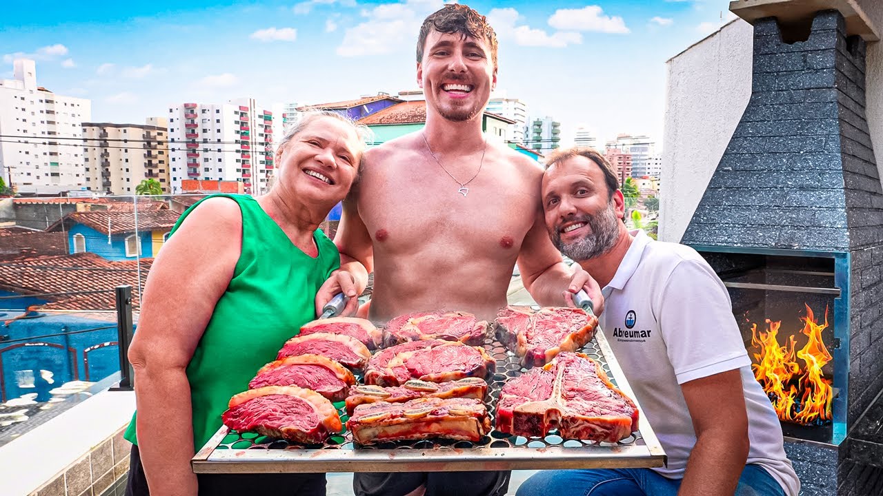 FIZ O PRIMEIRO CHURRASCO DA NOSSA CASA NOVA