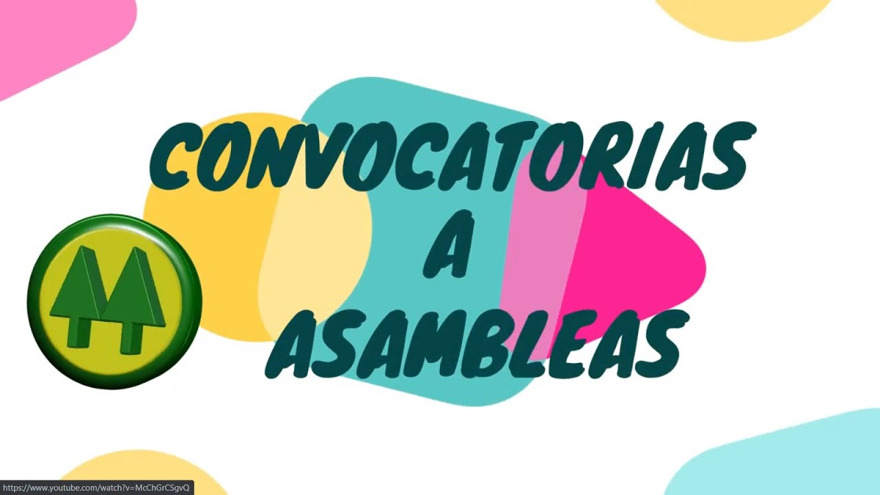 CONVOCATORIAS A ASAMBLEAS