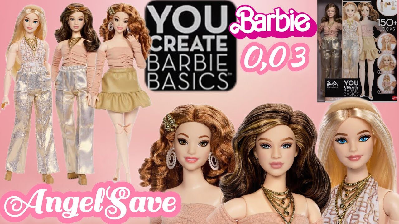 BARBIE YOU CREATE BASICS kit Neutro 003 Review  Español 