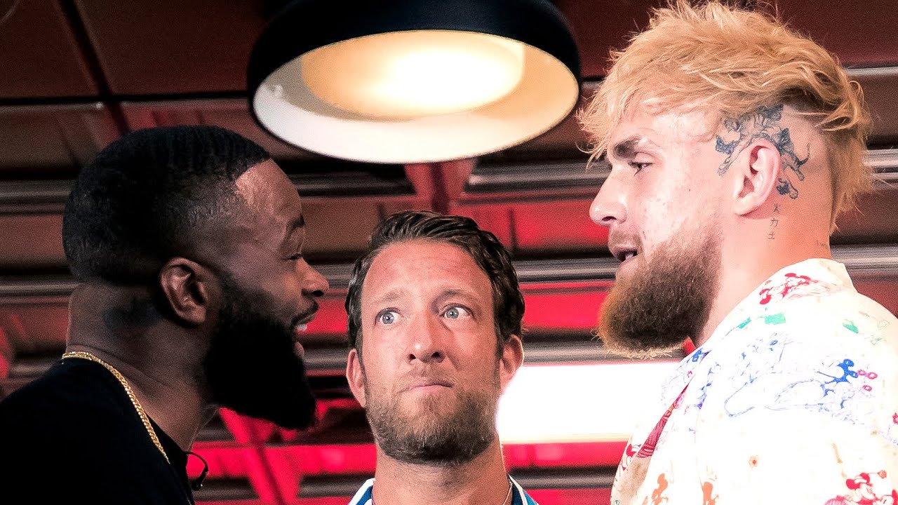 Jake Paul vs Tyron Woodley Face Off