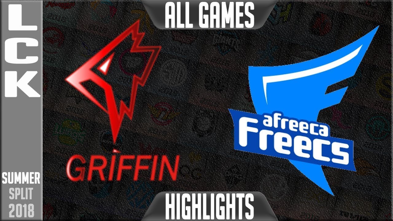 GRF vs AFS Highlights ALL GAMES | LCK Summer 2018 Week 4 Day 1 Griffin vs Afreeca Freecs FULL SERIES