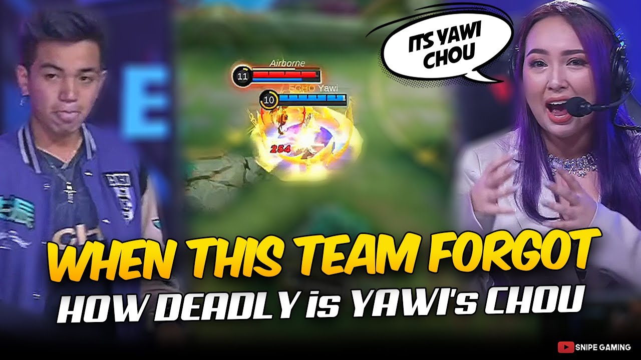 WHEN THIS TEAM FORGOT, HOW DEADLY is YAWI's CHOU . . .😮