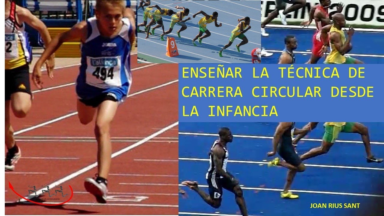 Enseñar la técnica de carrera circular desde la infancia.