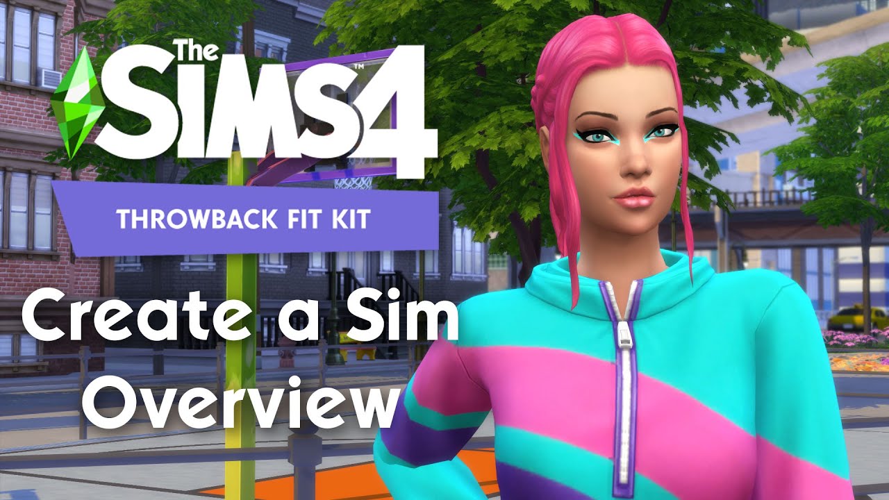 Create a Sim Overview | The Sims 4 Throwback Fit Kit