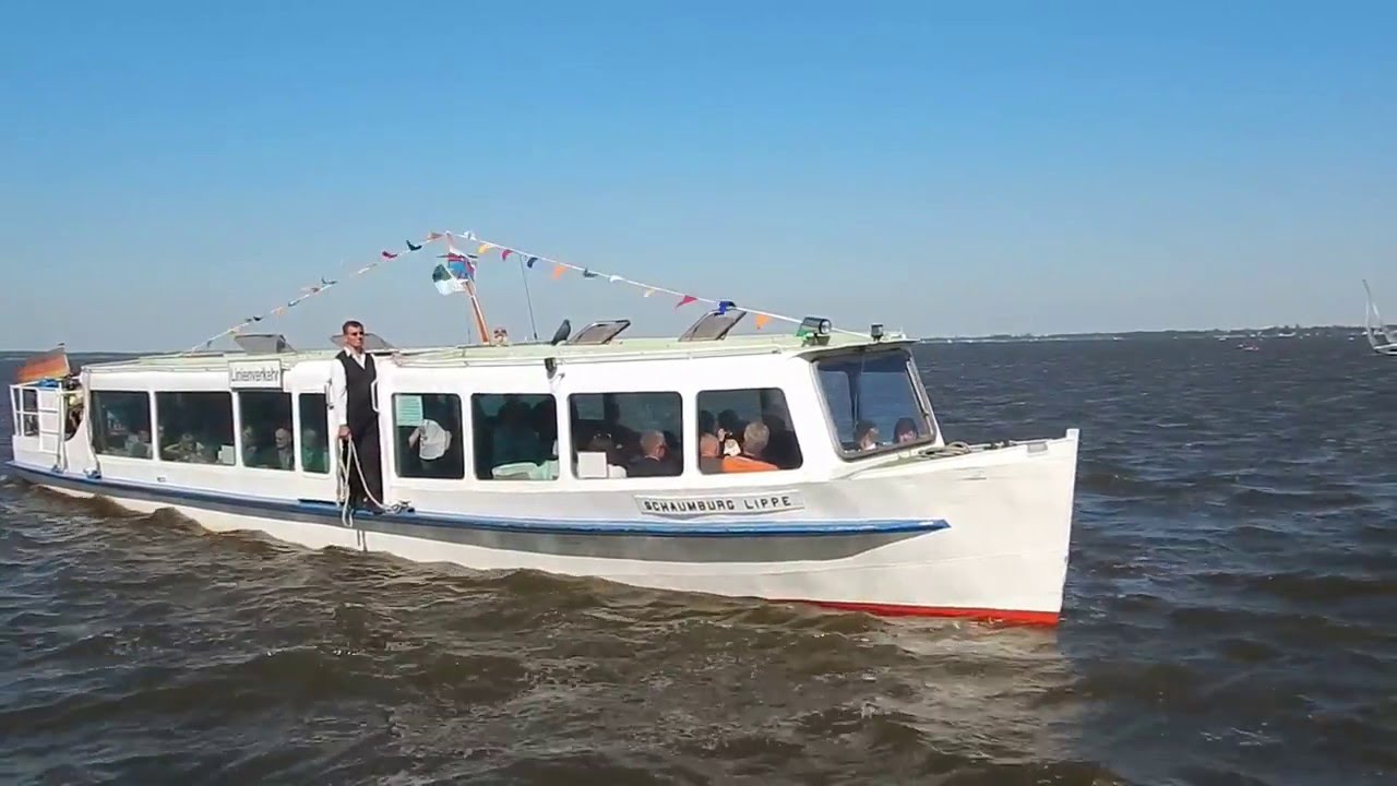 Mit dem Schiff zur Insel Wilhelmstein im Steinhuder Meer