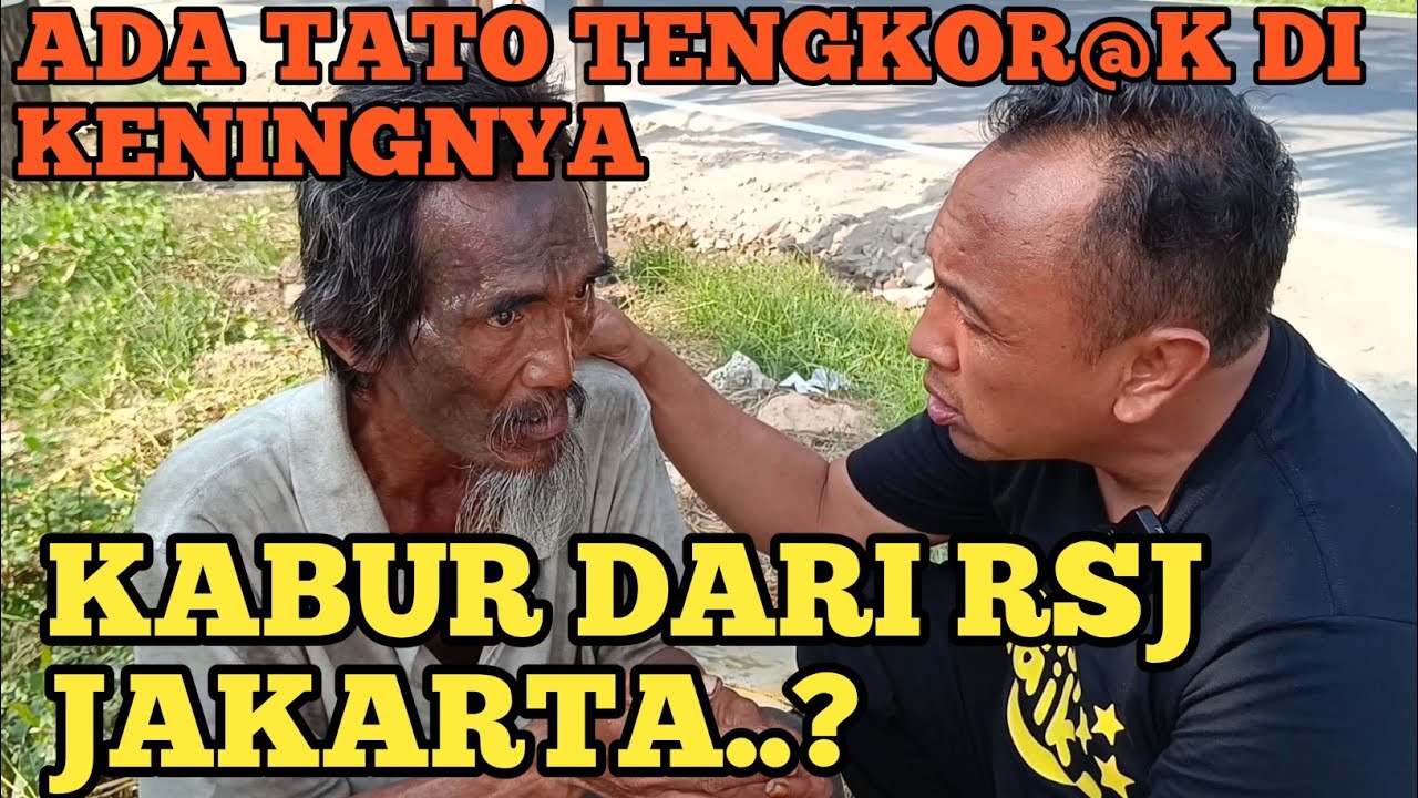 PAK SONI PEDOT CEGAT OD9J MANTAN PREMAN KABUR DARI RSJ TERL@NTAR DIJALAN.?BERTATO TENGKORAK DI WAJAH