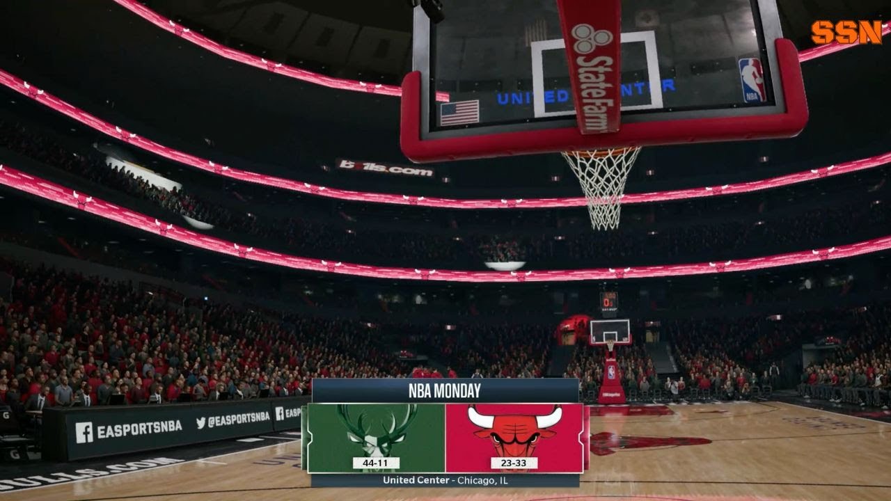 NBA Live 19- Milwaukee Bucks (44-11) vs Chicago Bulls (23-33)