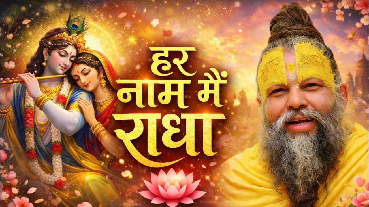 श्रीराधा प्रेम | Radha Krishna Bhajan | तेरे बिन कृष्ण आधा आधा | Divine Poetry