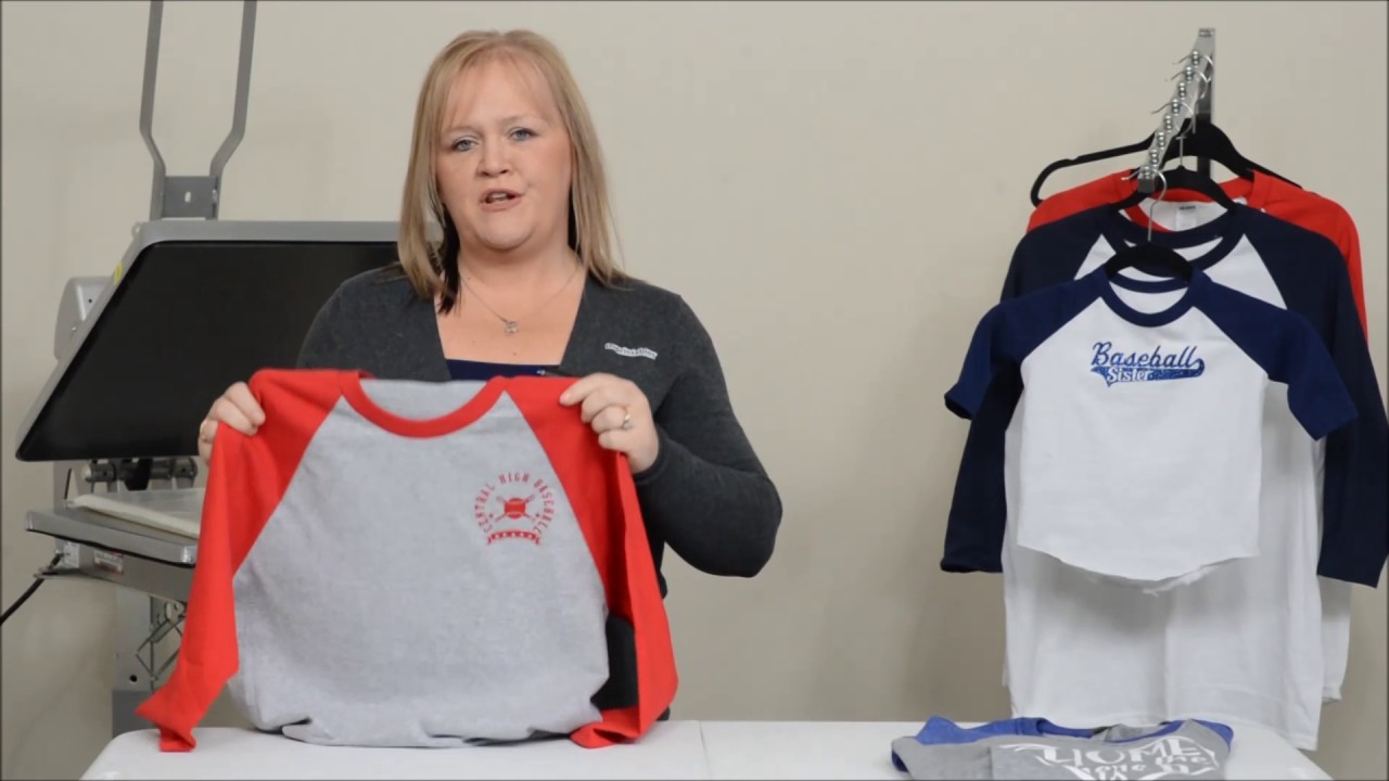 Decorating Tri Blend Raglan Tees with EasyWeed | Imprintables