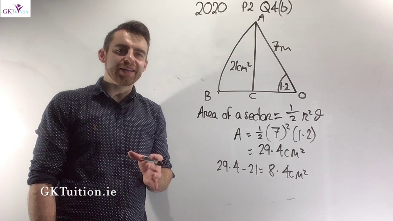 Leaving Cert Higher Level Maths 2020 Paper 2 Q4