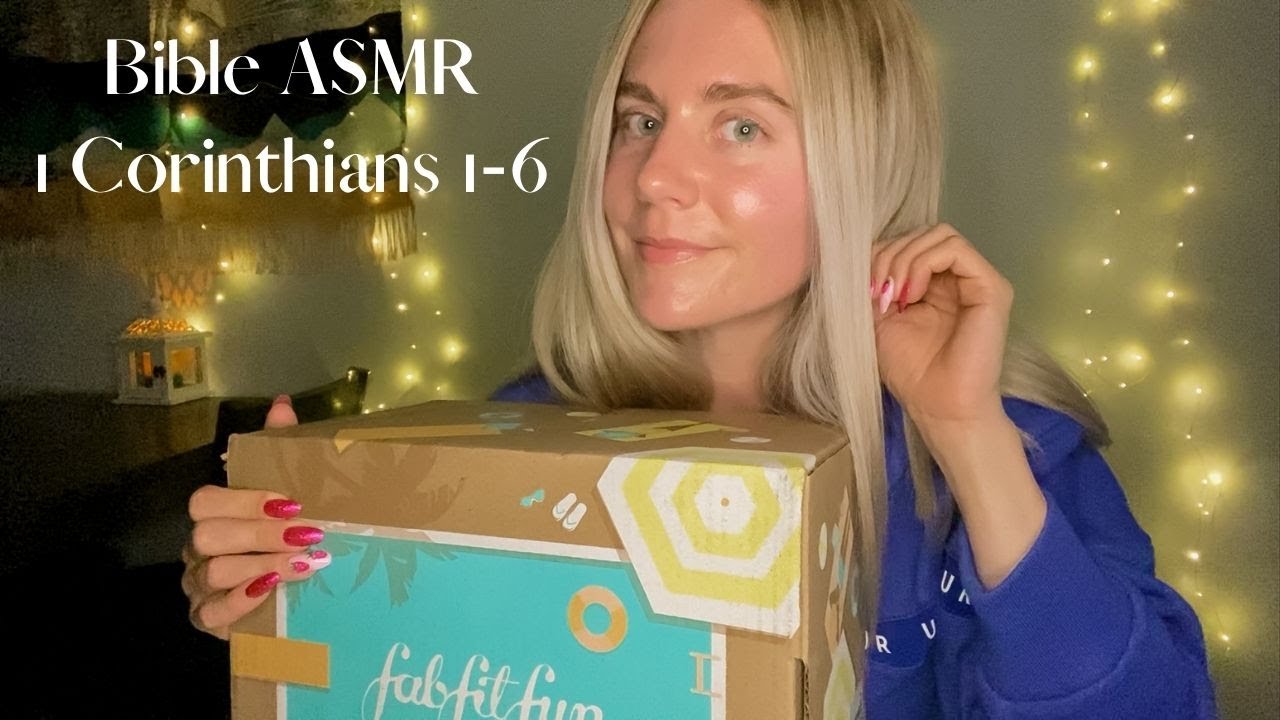 Christian ASMR fabfitfun Unboxing | Whispering 1 Corinthians 1-6