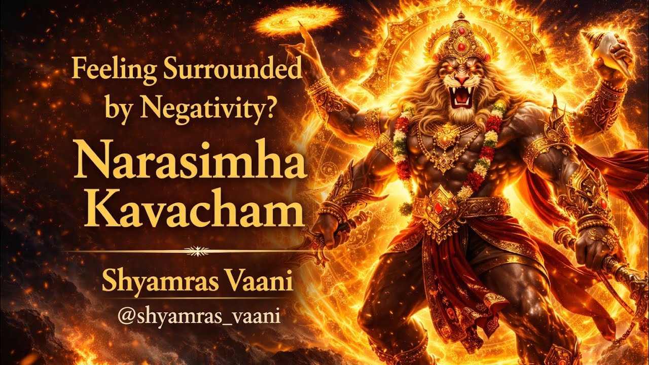 Narasimha Kavacham – Powerful Protection Mantra for Fear & Negativity | Shyamras Vaani