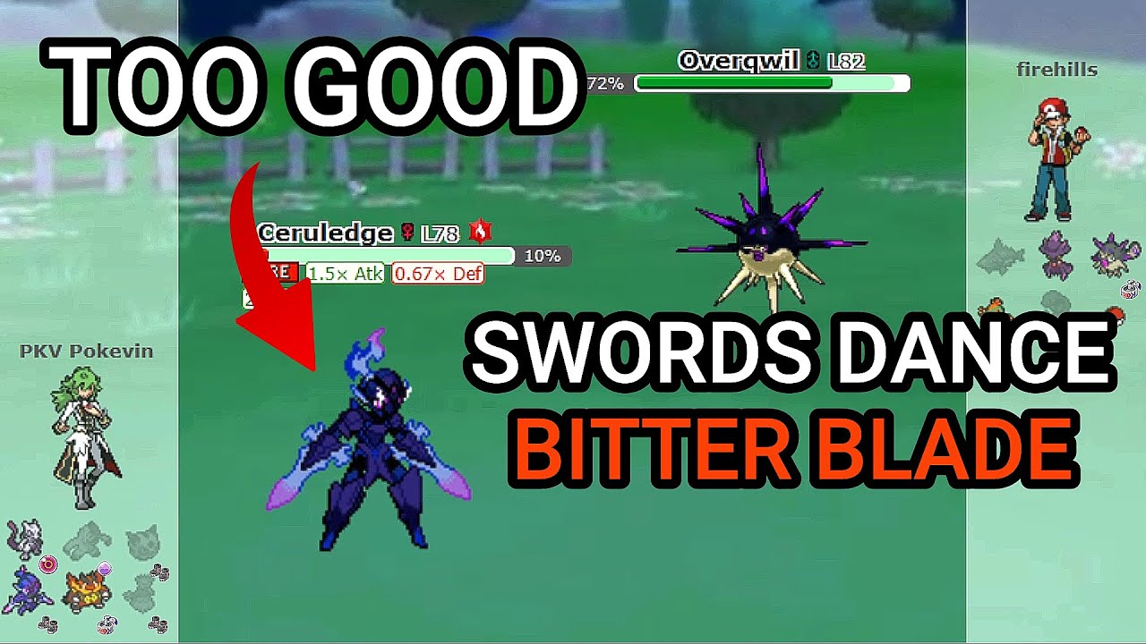 Ceruledge Is Too Good! (Pokemon Showdown Random Battles) (High Ladder)
