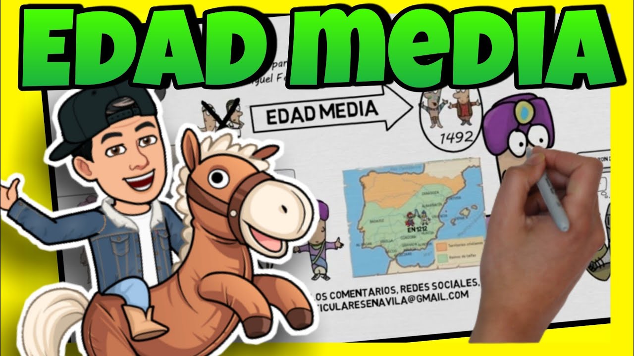 ⚔️ EDAD MEDIA en ESPAÑA [RESUMEN 3 MINUTOS] ⚔️ PARA NIÑOS