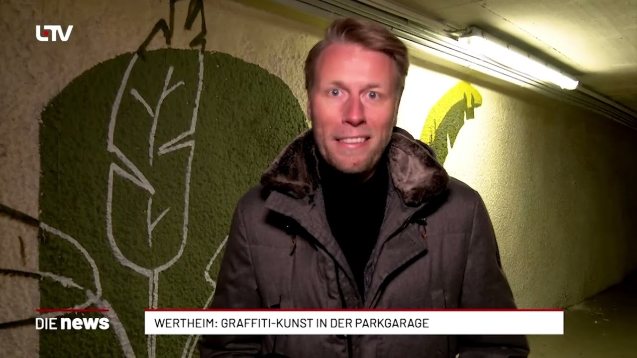 Graffiti-Kunst in Wertheim: Tiefgarage wird zur Galerie