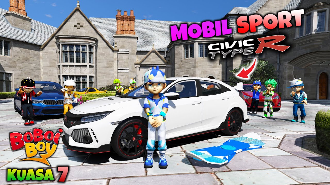 AKHIRNYA BOBOIBOY BELIUNG BELI MOBIL SPORT - GTA 5