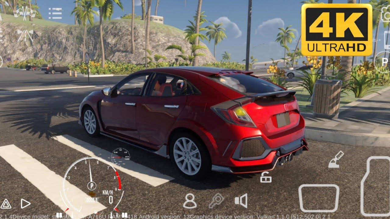 HONDA CIVIC TYPE CAR PARKING MULTIPLAYER 2 GAMEPLAY NEW UPDATE  2025