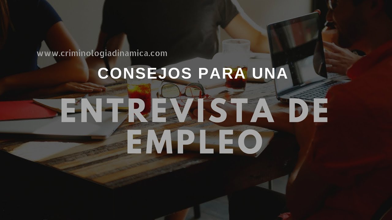 Entrevista de empleo:  [Consejos para criminólogos] Podcast de José Luis Prieto