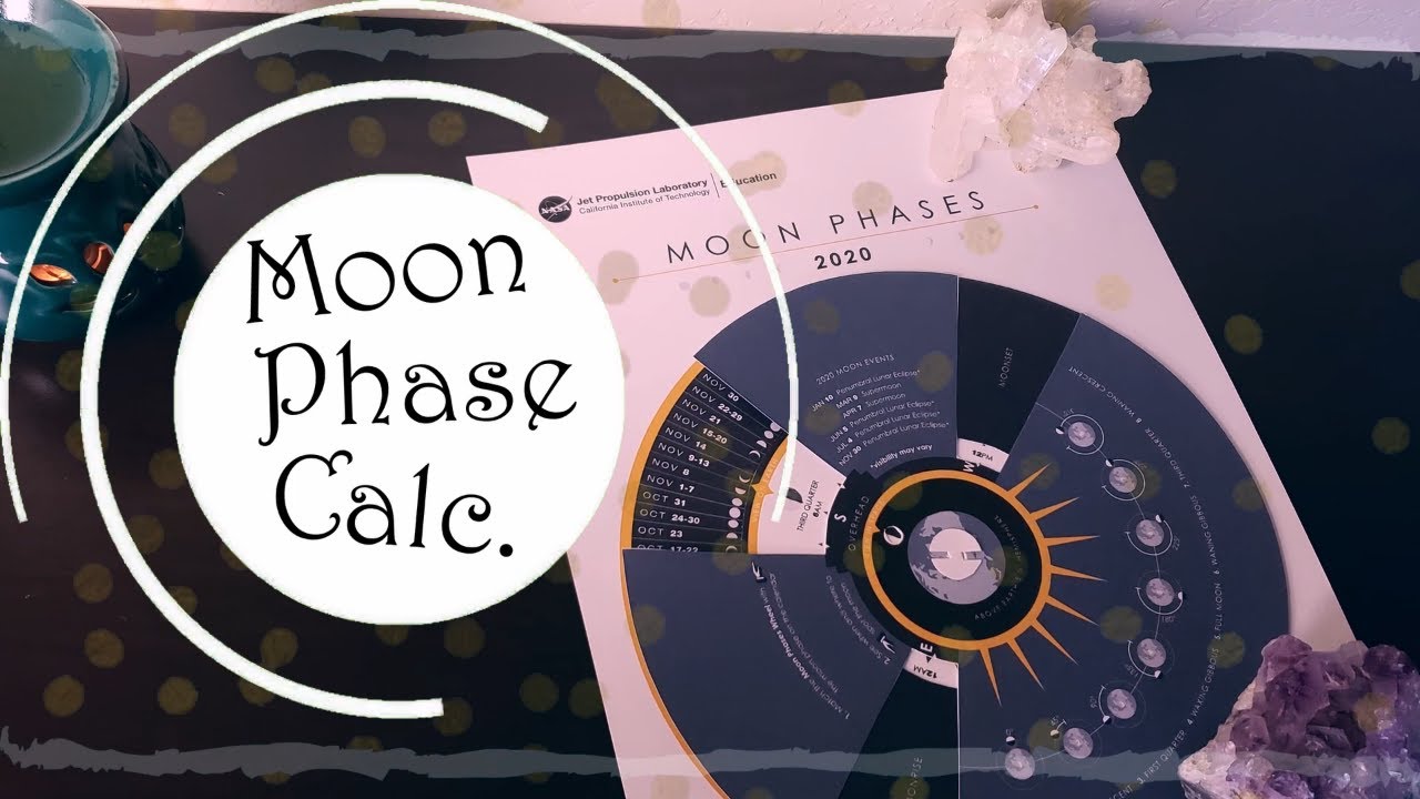 Moon Phase Calendar || Free Grimoire Page Tutorial