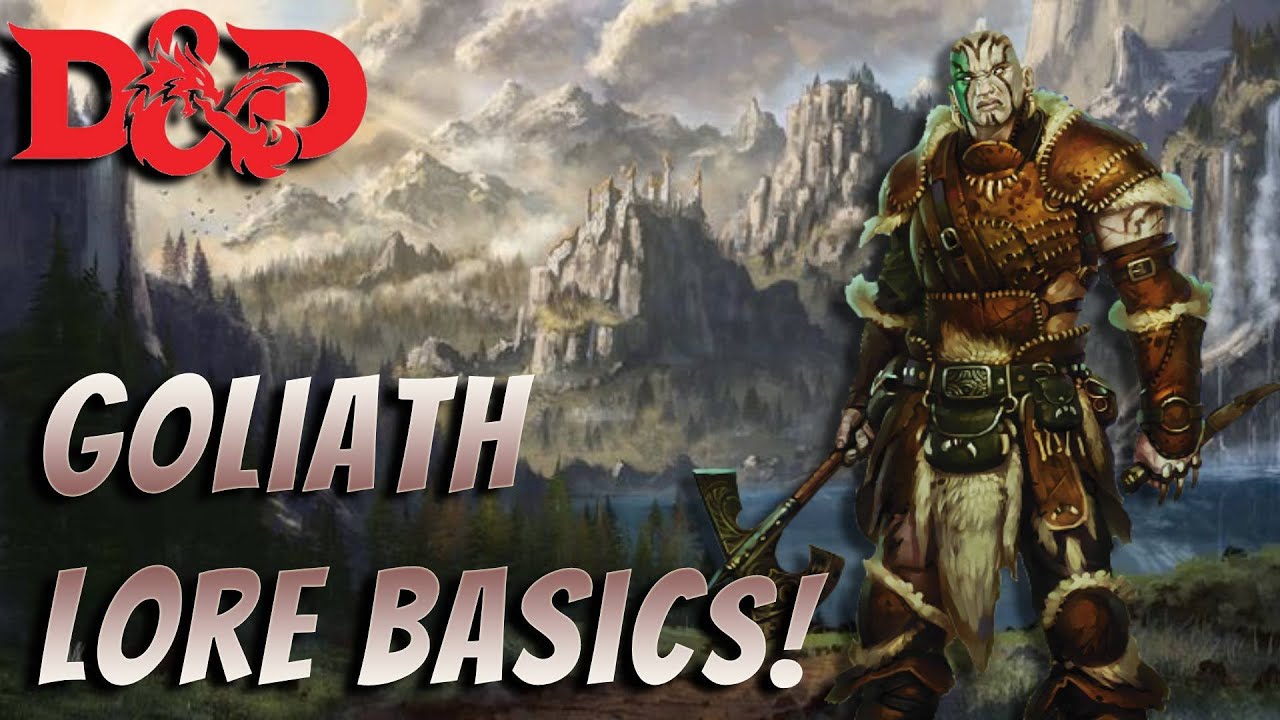 Основы D&D: история Голиафа 5e