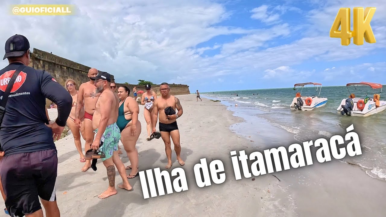 Praia do Fort Orange ILHA de ITAMARACÁ PE.  25/10/2025￼