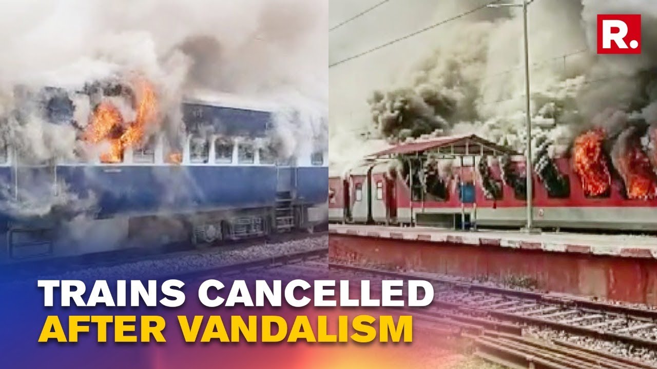 Agnipath Protests: Misinformed Violence Leads To Cancellation Of 35 Trains; 200 Services Affected
