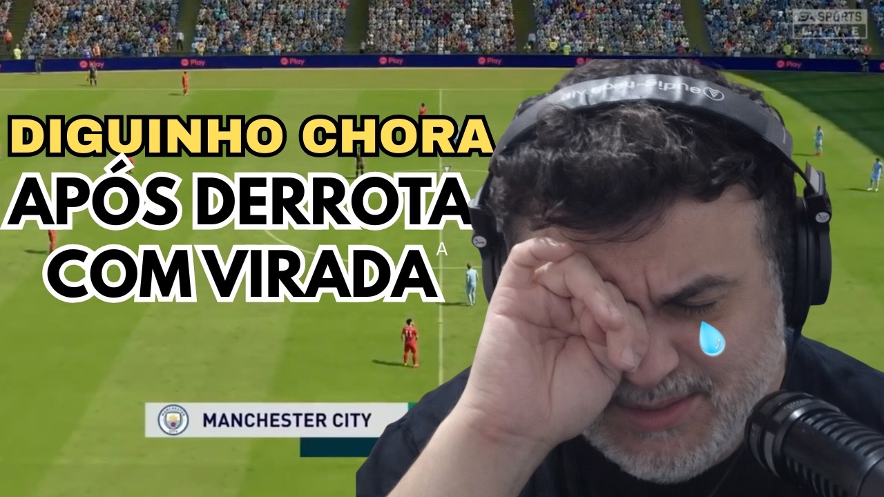 DIGUINHO PASSA VERGONHA EM PARTIDA DO FIFA , E ACABA CHORANDO.