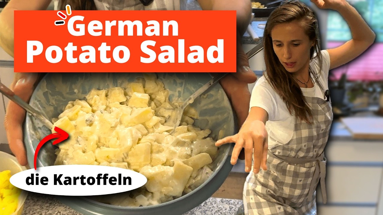 How to Make German Potato Salad (Easy + Vocabulary)