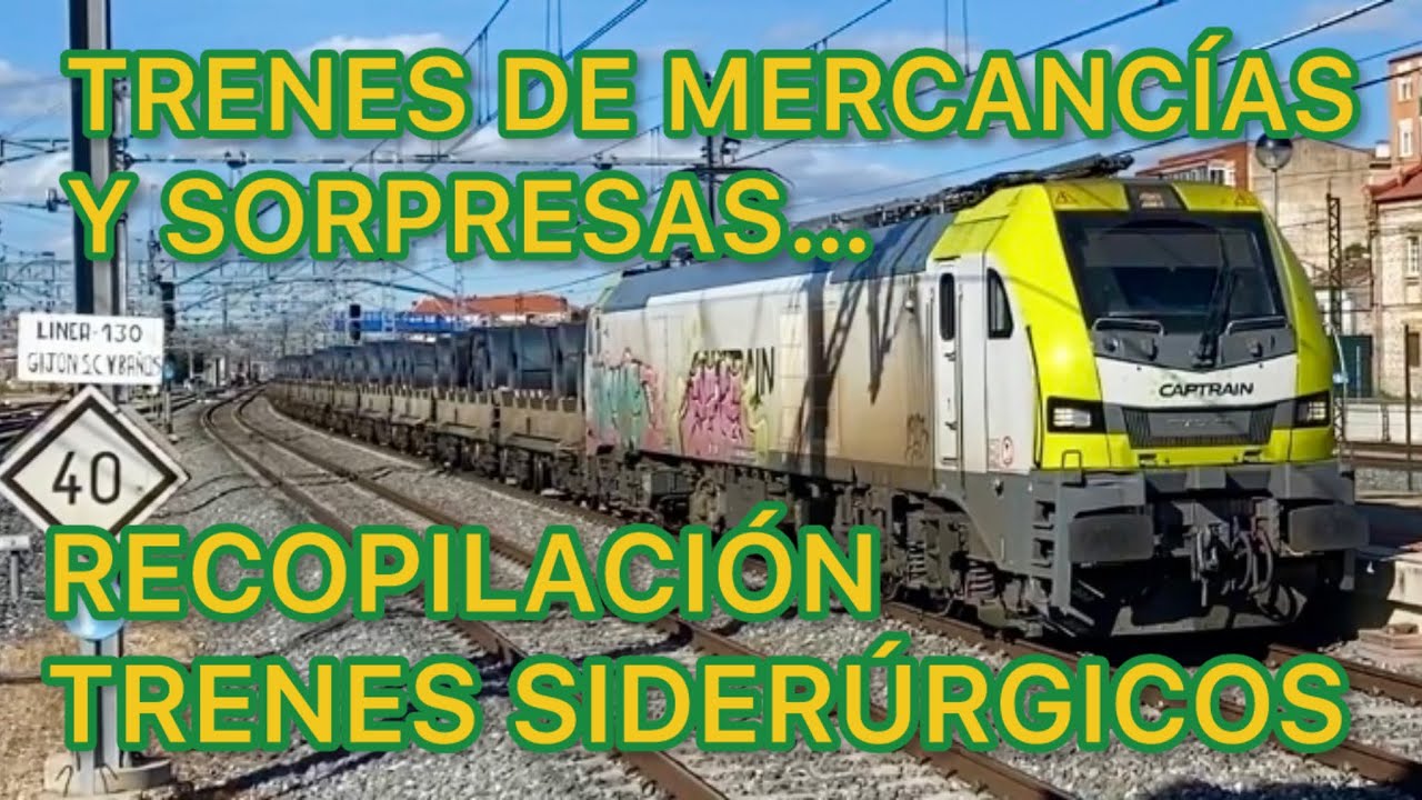 Especial TRENES de mercancías siderúrgicos FERROCARRIL Español TMS T2 Ep.10 ¡BRUTAL!