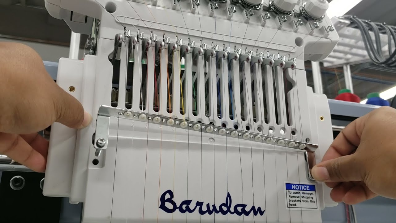 Embroidery Maintenance: How to Remove Front Head Covers
