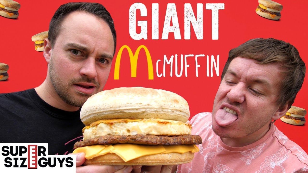 Giant Sausage & Egg McMuffin | Super Size Guys