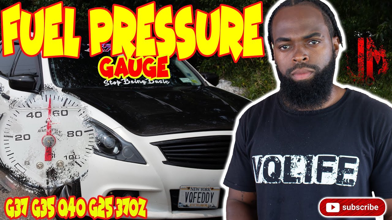 How to install fuel pressure gauge VQ37 G37 G35 Q40 Q50 G25 370z