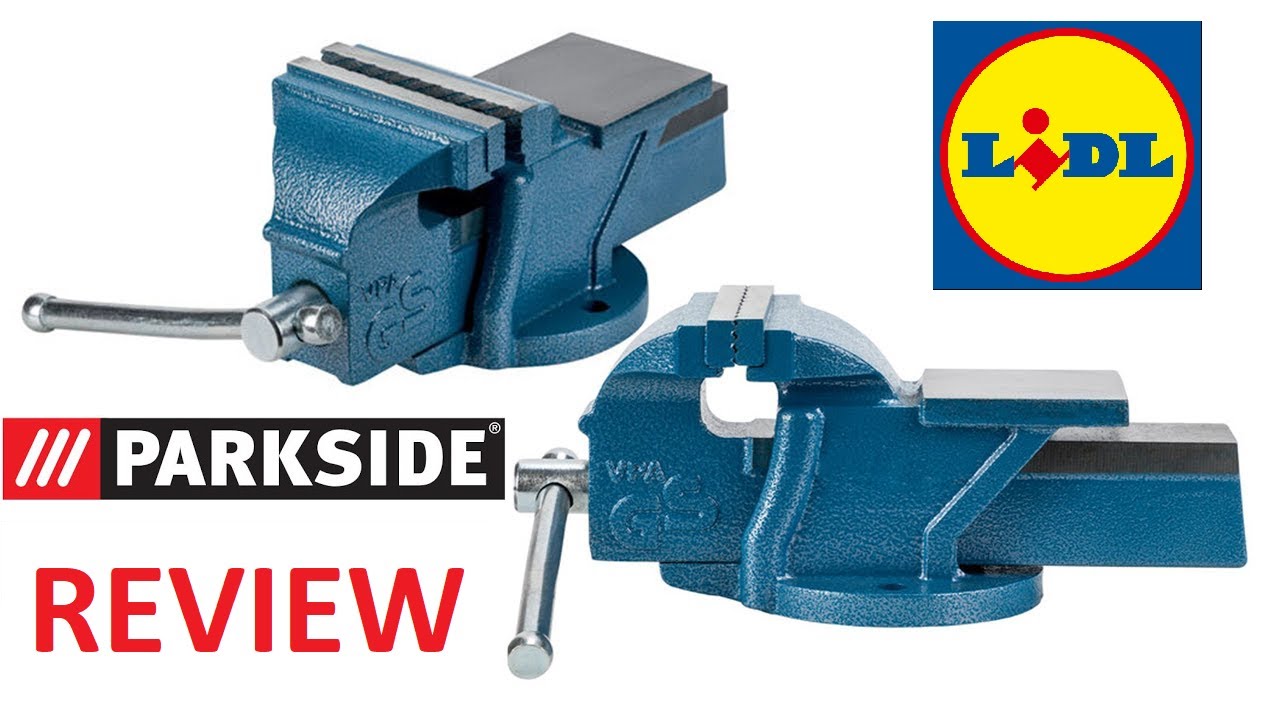 Parkside Bench Vice Cast Iron 340622 REVIEW (Lidl 70x70 100mm 5.3kg)