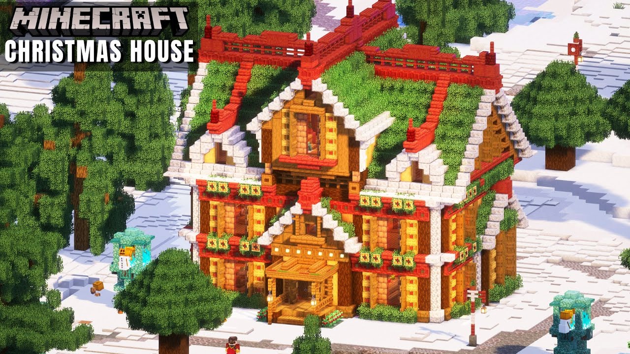 How To Build a Christmas House in Minecraft