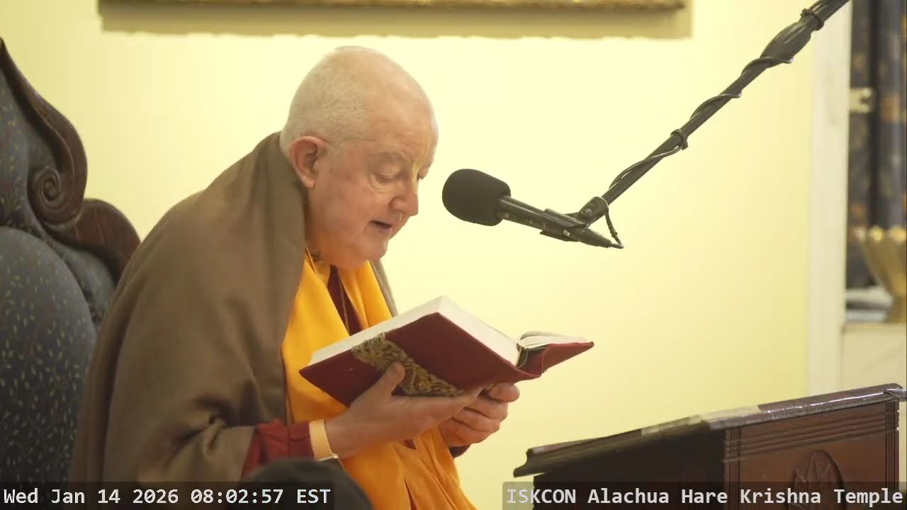 SB 3.21.22 - BANA Wednesday Worship - LIVE Broadcast - ISKCON Alachua Hare Krishna Temple