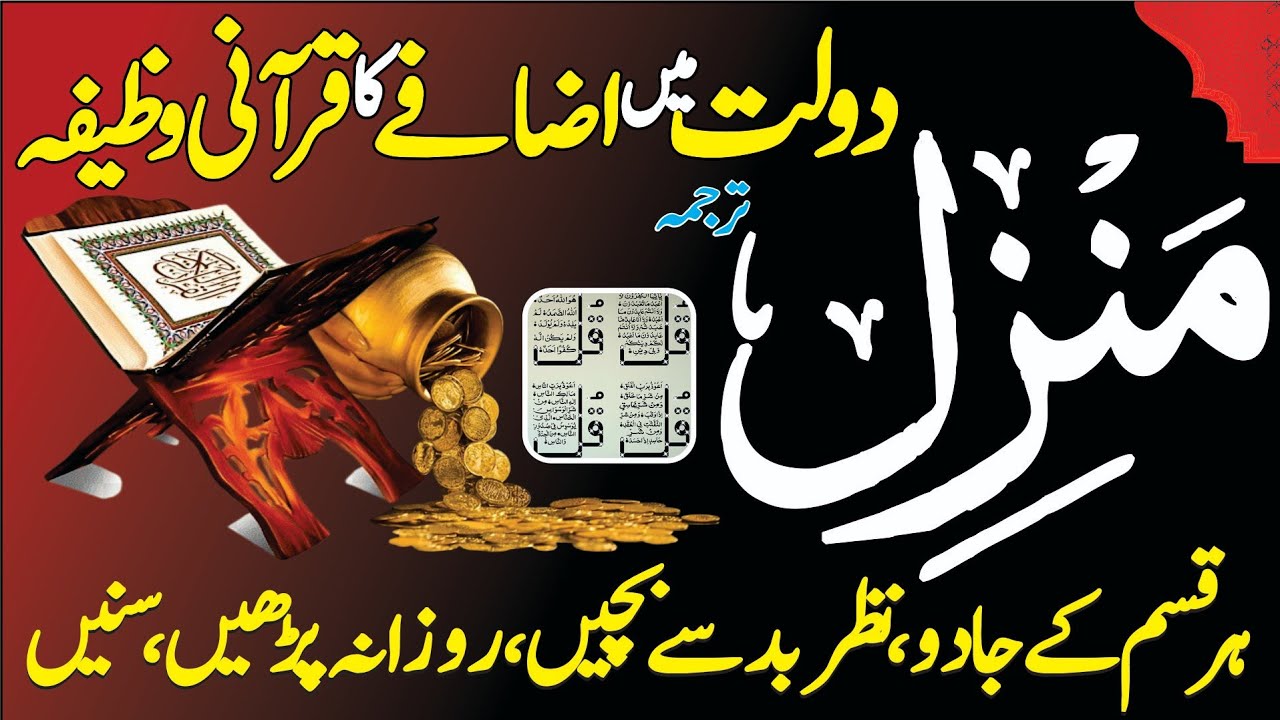 🟥20 Ramzan Morning Wazifa After Fair Prayer | Manzil Dua Full | 4 Qul | Surah Baqarah | Ayat Kursi