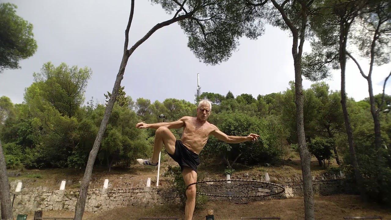 wushu bagua chi exercise leg spiral spring