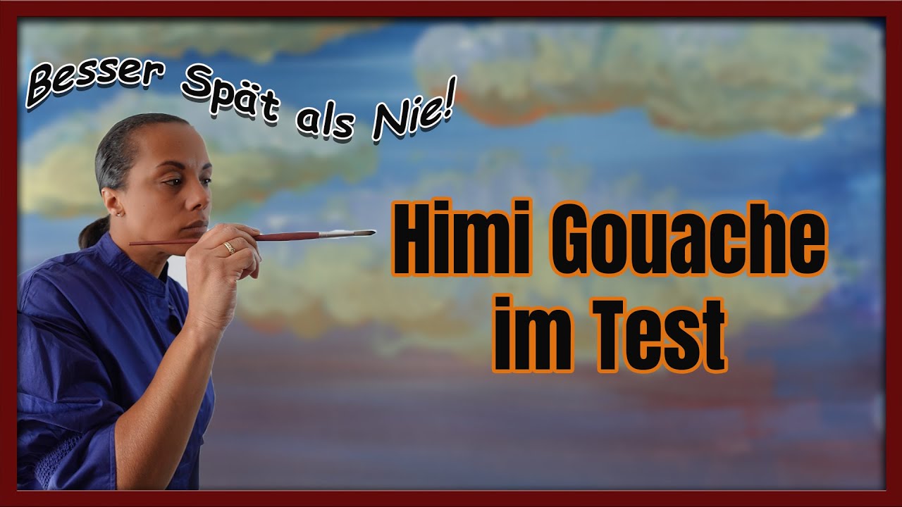 Himi Gouache Farben & Pinsel im Test - Wie gut sind die Gouache Farben von Miya - Himi?