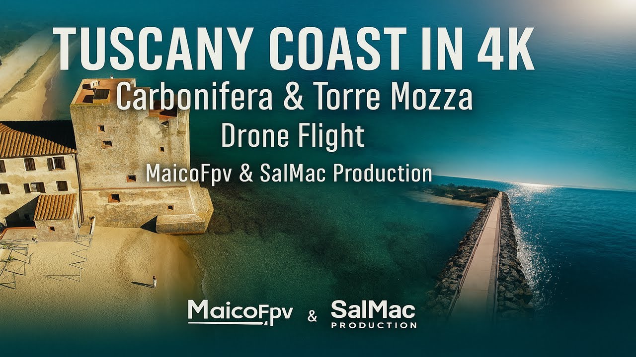 Tuscany Coast in 4K – Carbonifera & Torre Mozza Drone Flight