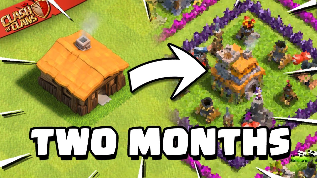 My 2 Month Progress in Clash of Clans!