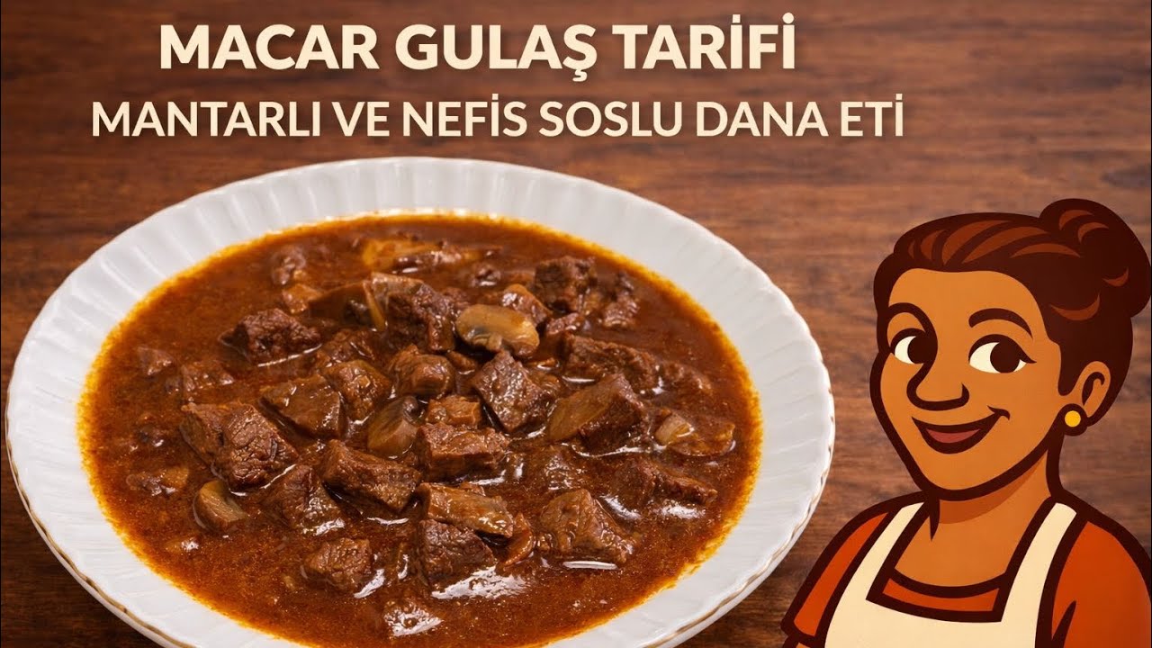 Orijinal Macar Gulaş Yemeği | Lokum Gibi Et ,Efsane Sos ❤️Renkli Yemekler 
