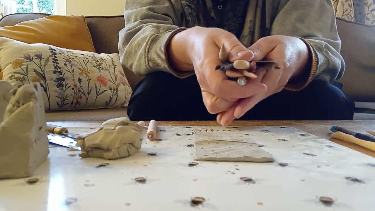Clay Cutting and Rolling ASMR #asmr #clayasmr 