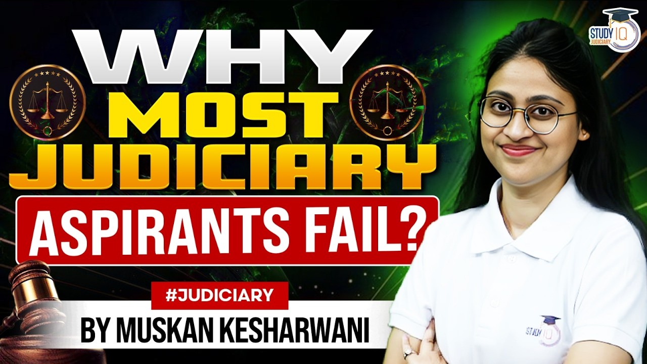 Why Most Judicuary Aspirants Fail? Know 5 Point Formula| Muskan Mam