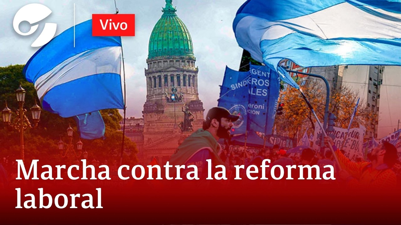 EN VIVO: SINDICATOS SE MOVILIZAN MIENTRAS EL SENADO SE PREPARA PARA VOTAR LA REFORMA LABORAL