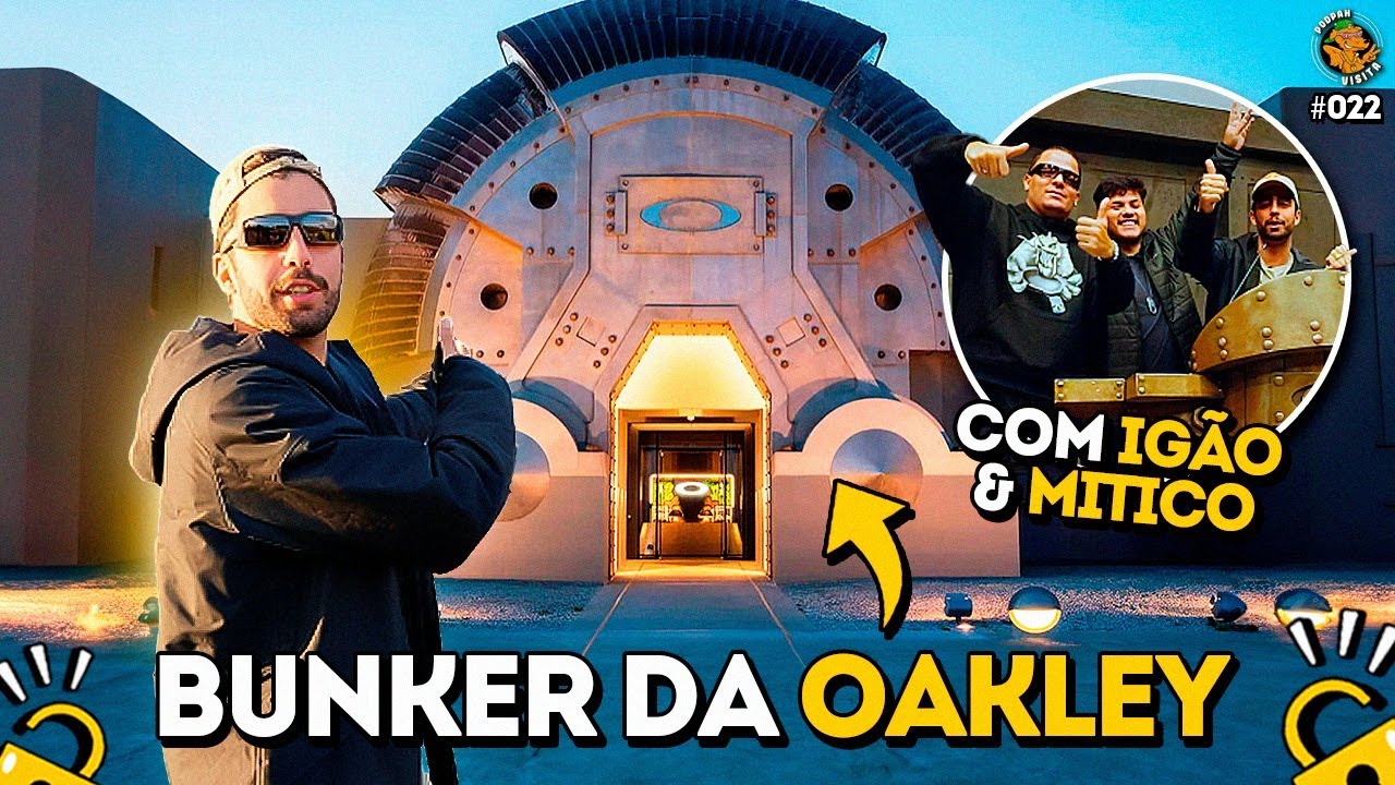 O PRIMEIRO CANAL DO MUNDO A MOSTRAR A SEDE SECRETA DA OAKLEY - Podpah Visita #22