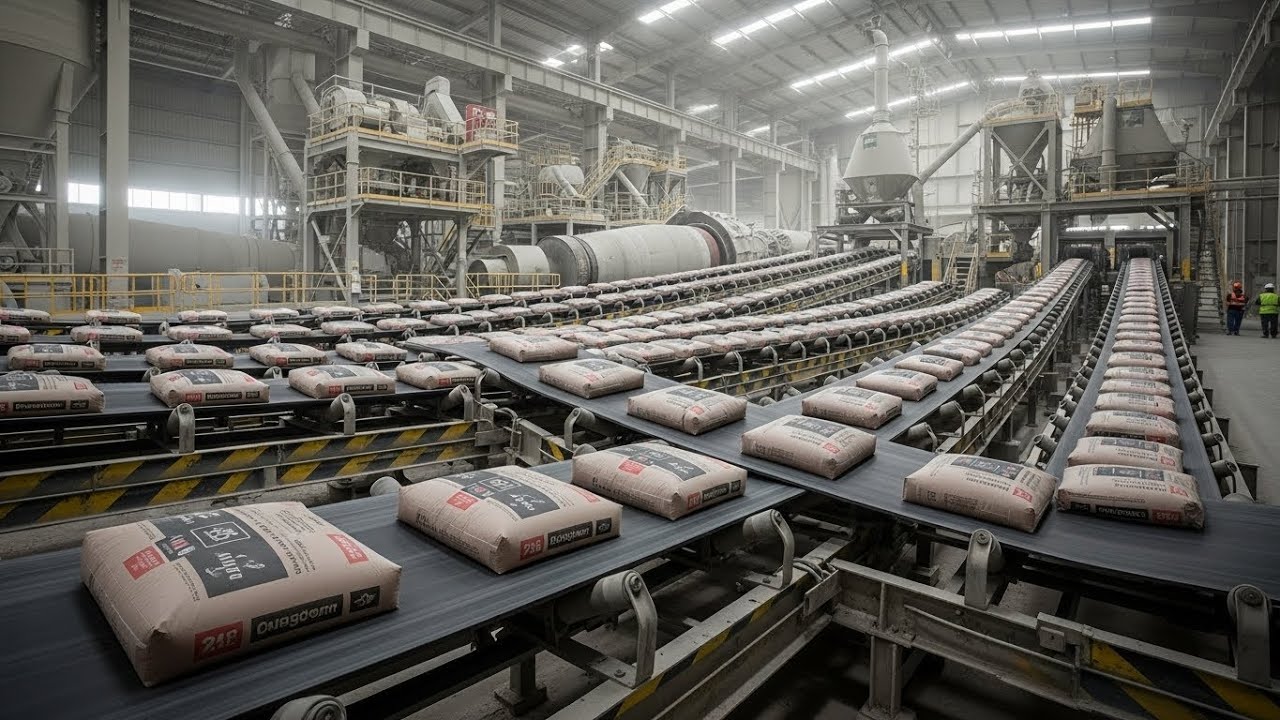 Inside the Cement Factory | How Cities Are Built From Dust