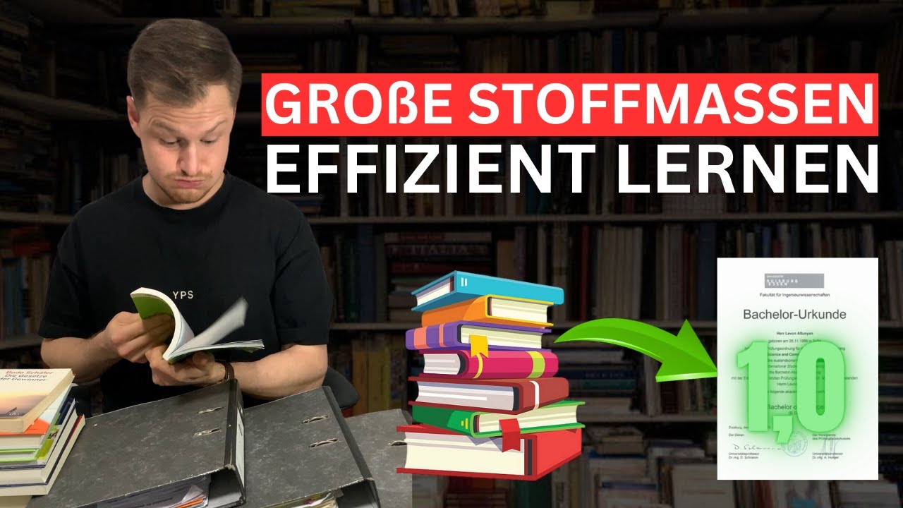 Wie du dein Semester noch RETTEST - Gro&szlig;e Stoffmassen nachholen