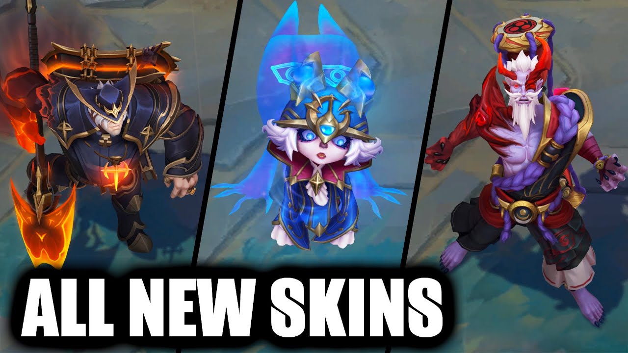 All New Skins Spotlight Stargazer Vex, High Noon Yorick, Blood Moon Ryze (League of Legends)