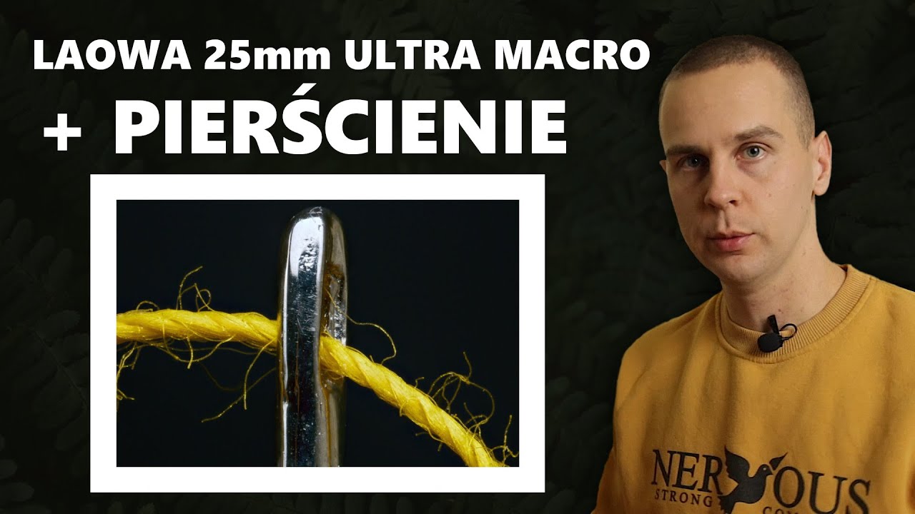 👽 Laowa 25mm ultra macro + pierścienie pośrednie.